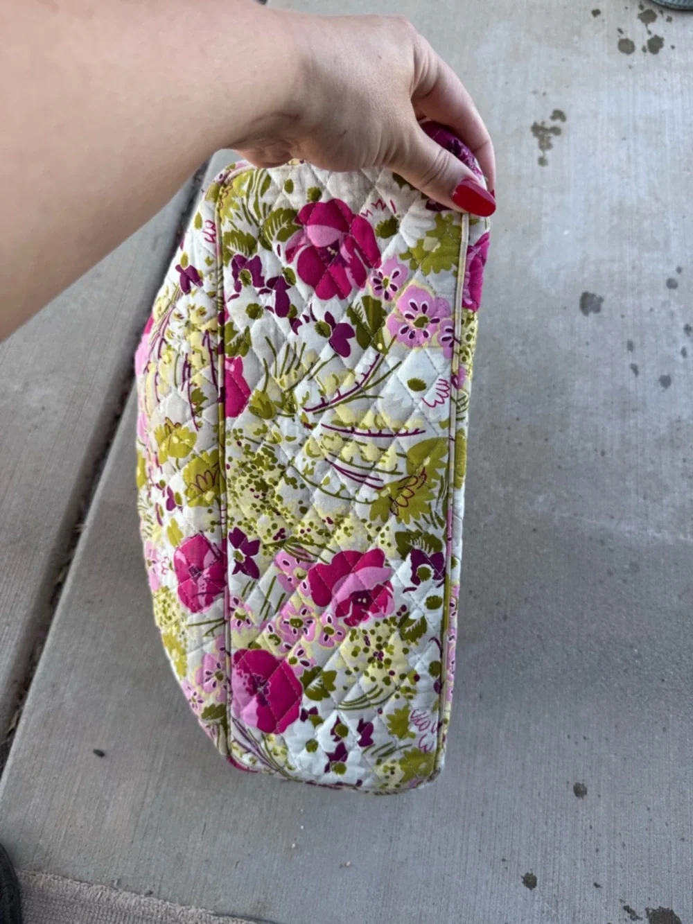 Vera Bradley Make Me Blush (Retired) Double Handle Shoulder Handbag Tote Bag - Picture 4 of 7